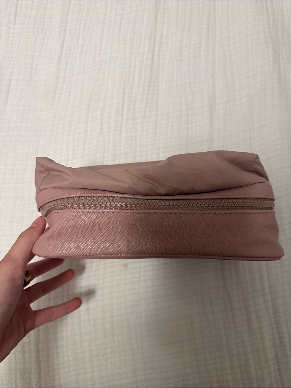 Rare Beauty Puffy Toiletry Bag in Mauve - Picture 6 of 10